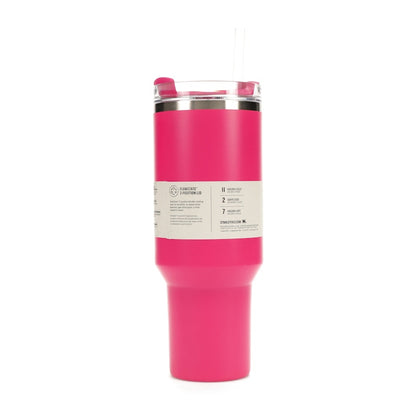 Stanley Flowstate Quencher 40oz Tumbler Camelia