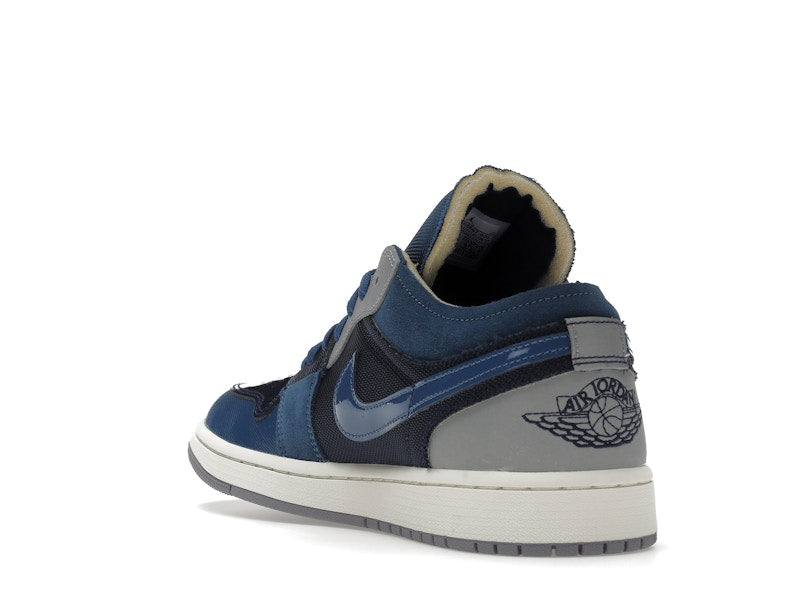 Jordan 1 Low SE Craft Obsidian French Blue Ashen Slate White