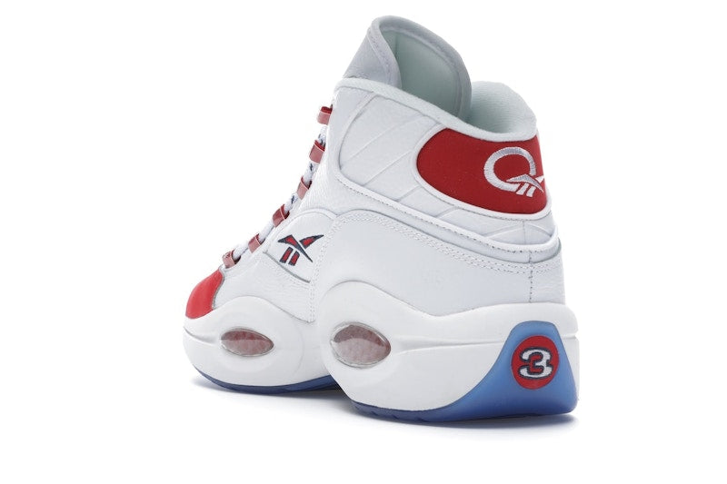 Reebok Question Mid Red Toe 25th Anniversary