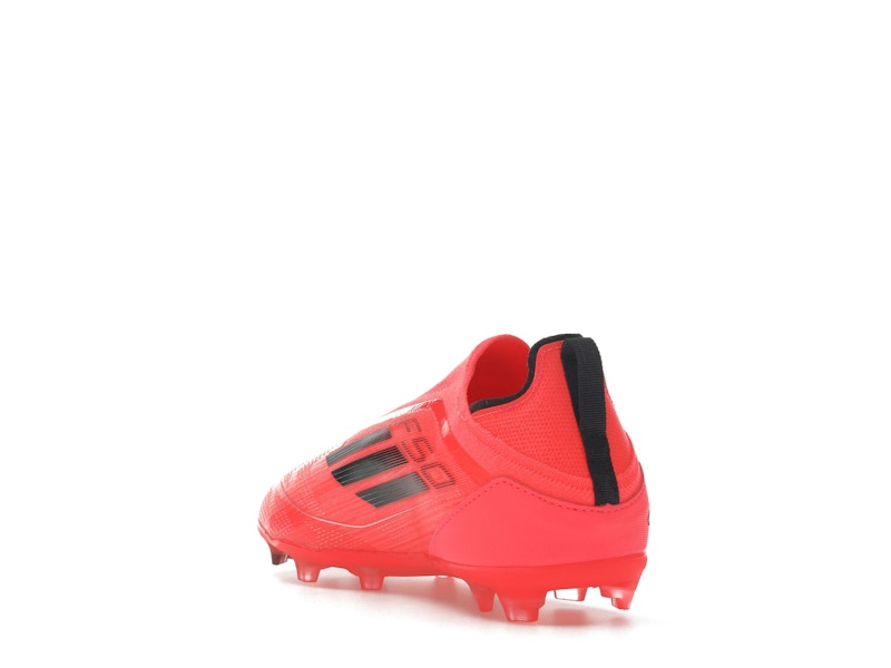 adidas F50 Pro Laceless FG Turbo Aurora Black Platinum Metallic (GS)