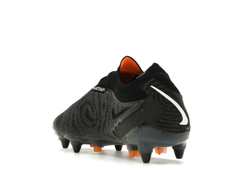 Nike Gripknit Phantom GX Elite SG-Pro Anti-Clog Traction Black Dark Smoke Grey Total Orange