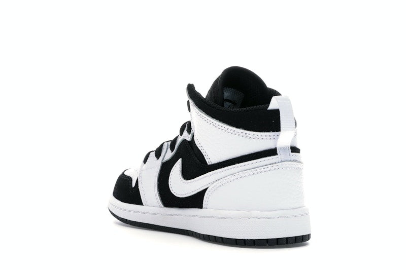 Jordan 1 Mid White Black (PS)
