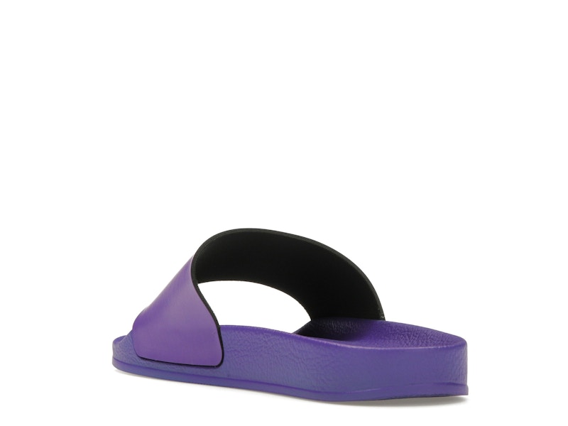 OFF-WHITE Off Stamp Slide Dark Violet Black (Women's)