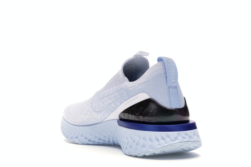 Nike Epic React Moc Flyknit White Hydrogen Blue