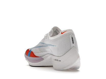 Nike ZoomX Vaporfly Next% 2 White Laser Blue Rush Orange