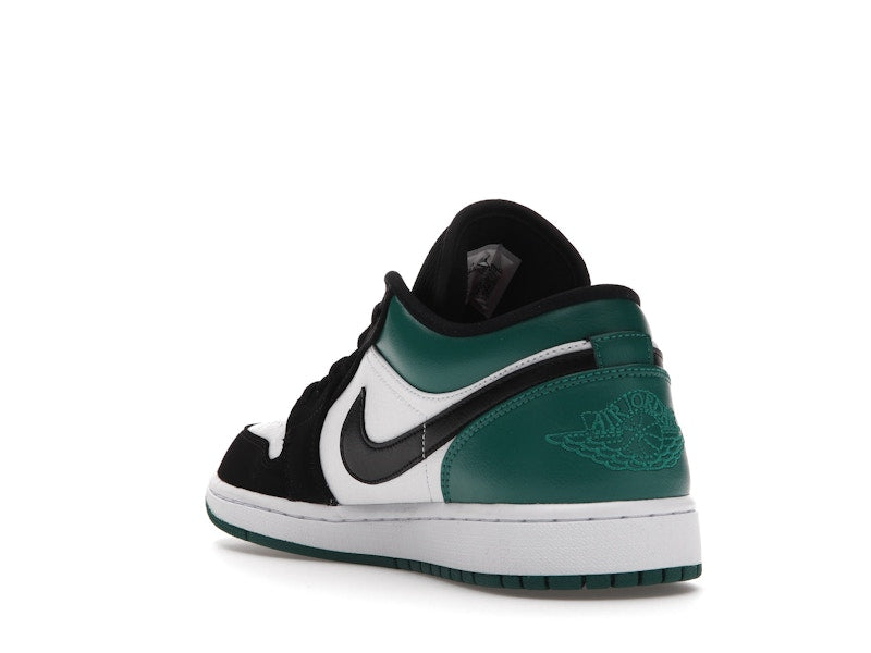 Jordan 1 Low White Black Mystic Green