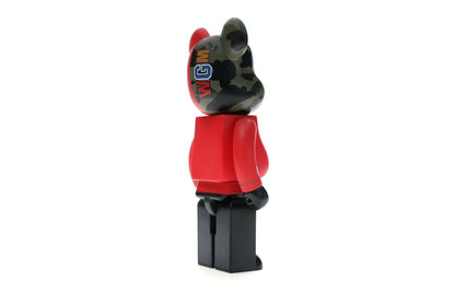 Bearbrick A Bathing Ape 1st Camo Shark 400% Red
