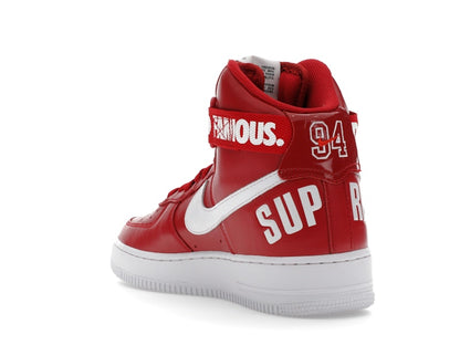 Nike Air Force 1 High Supreme World Famous Red