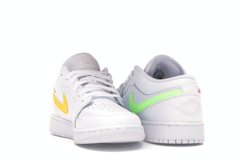 Jordan 1 Low White Neon (GS)