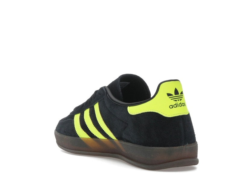 adidas Gazelle Indoor Core Black Solar Yellow Cloud White