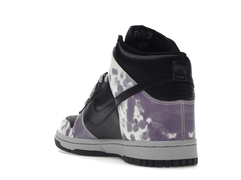 Nike Dunk High Splatter Black White Purple (Women's)