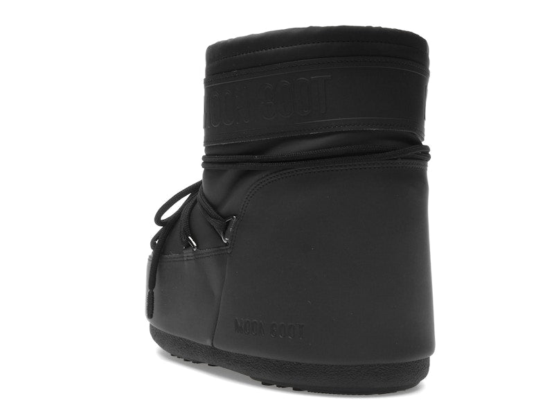 Moon Boot Icon Rubber Low Boot Black