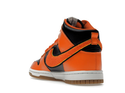 Nike Dunk High Retro Chenille Swoosh Safety Orange