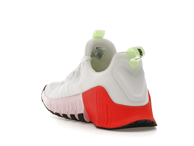 Nike Free Metcon 6 White Barely Volt Bright Crimson Pink Foam (Women's)