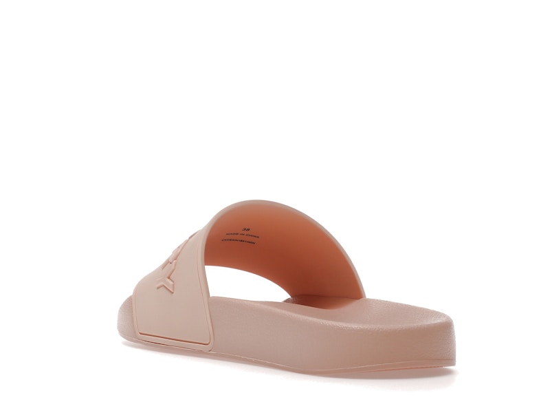 Burberry Embossed Logo Slides Peach Pink (Women's)