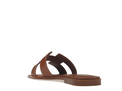Hermes Oran Sandal Gold Box Calfskin Leather