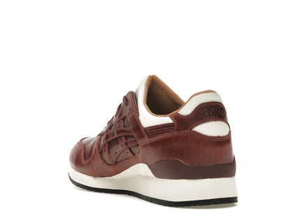 ASICS Gel-Lyte III Packer Shoes x J. Crew Oxblood Leather