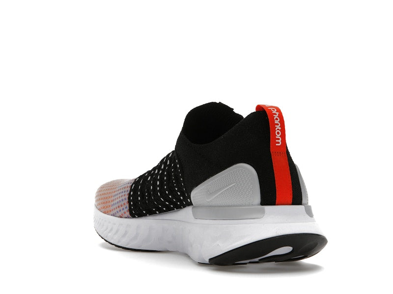 Nike React Phantom Run Flyknit 2 Black Team Orange
