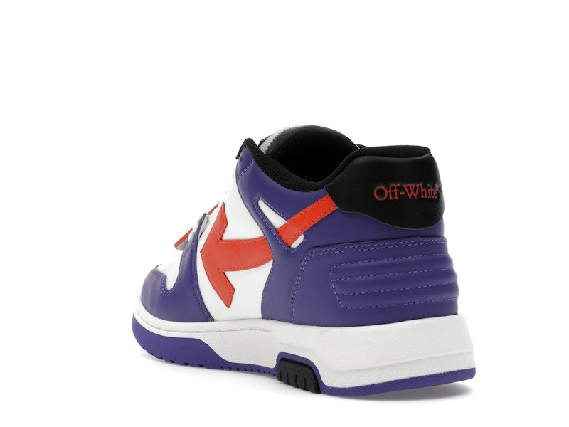 OFF-WHITE Out Of Office OOO Low Tops White Purple Orange