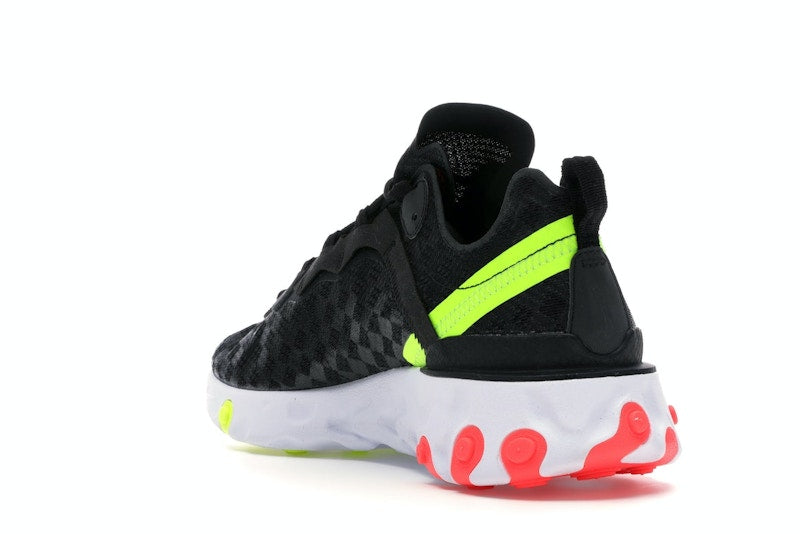 Nike React Element 55 Black Crimson Volt
