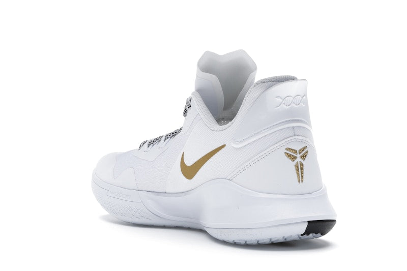 Nike Mamba Fury White Metallic Gold