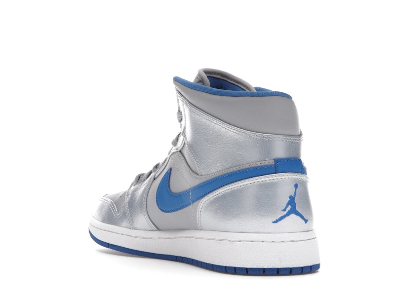 Jordan 1 Mid Wolf Grey Sport Blue