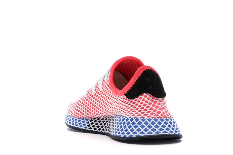 adidas Deerupt Solar Red Bluebird