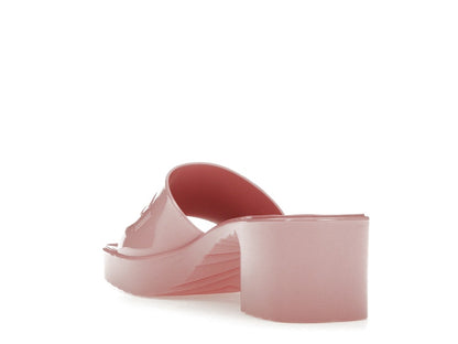 Gucci 60mm Slide Sandal Pink Rubber