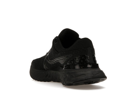 Nike React Infinity Run Flyknit 3 Triple Black