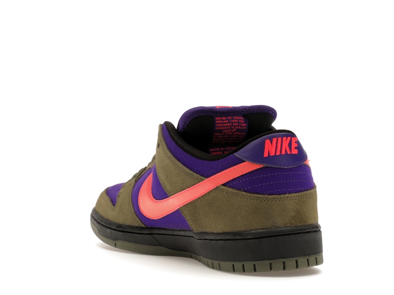 Nike SB Dunk Low Olive Atomic Red