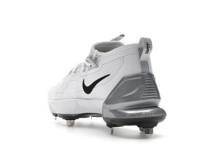 Nike Force Zoom Trout 9 Elite White Black Pure Platinum Metallic Silver
