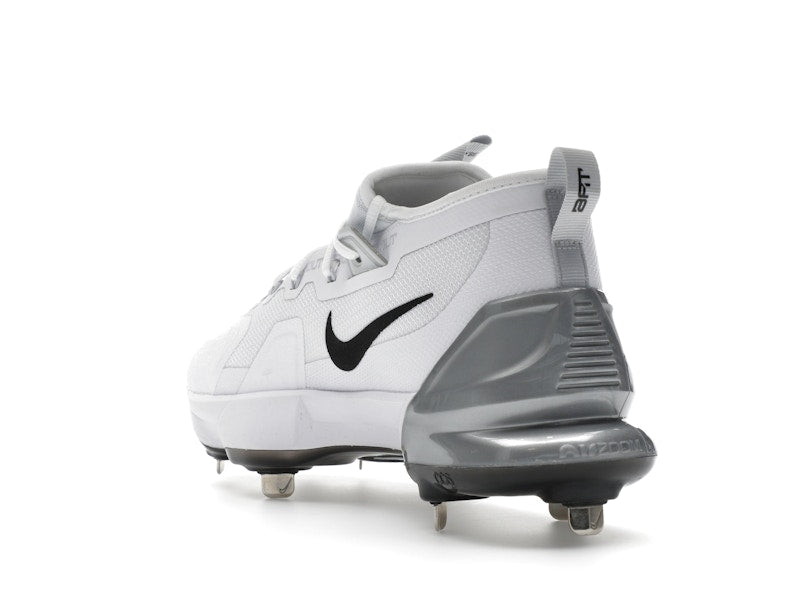 Nike Force Zoom Trout 9 Elite White Black Pure Platinum Metallic Silver