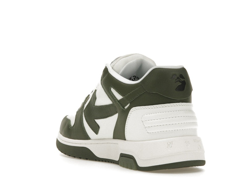OFF-WHITE Out Of Office OOO Low Tops White Khaki