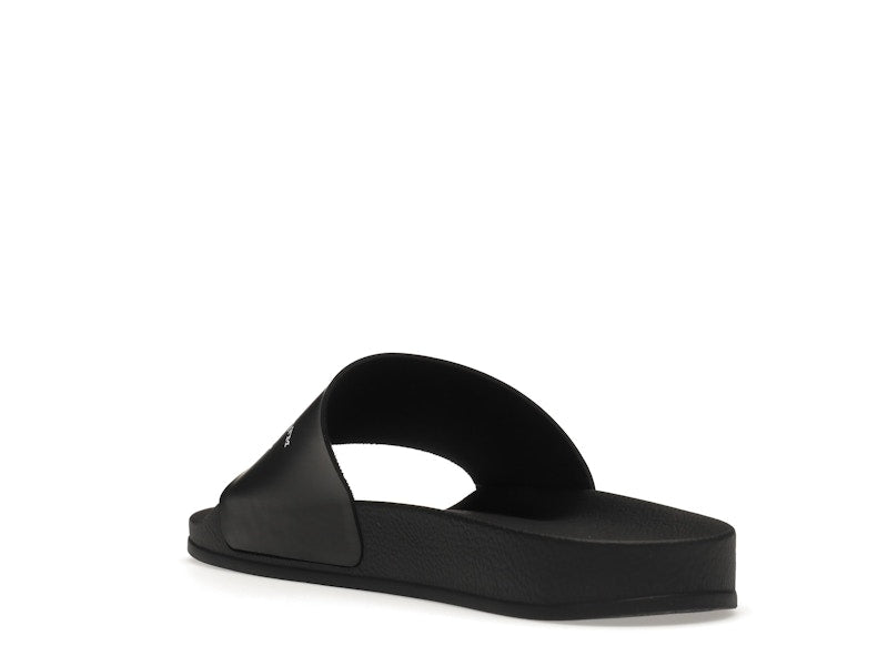 OFF-WHITE Drowning Man Logo Slides Black White FW21