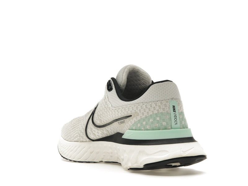 Nike React Infinity Run Flyknit 3 Phantom Black Mint