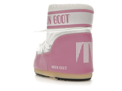 Moon Boot Icon Nylon Low Boot Pink White
