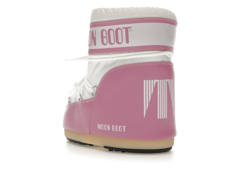 Moon Boot Icon Nylon Low Boot Pink White