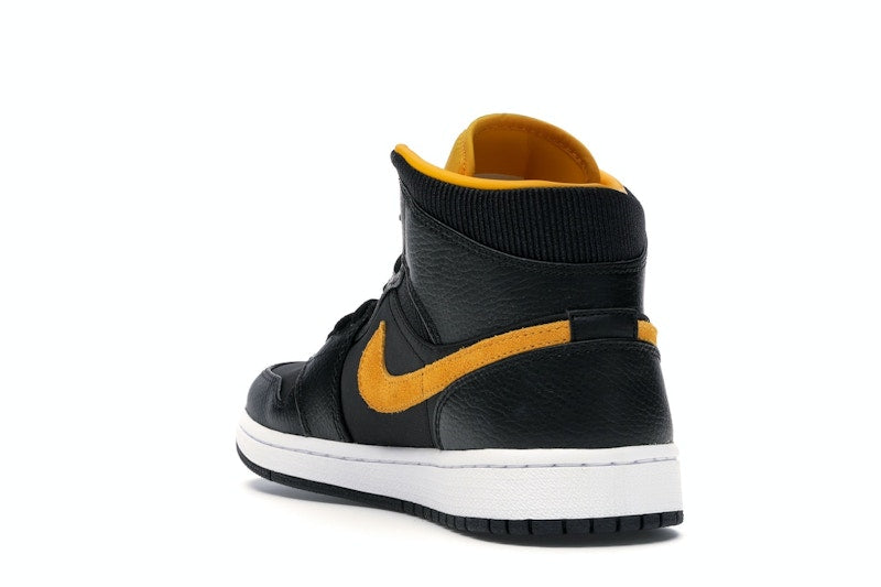 Jordan 1 Mid Black University Gold