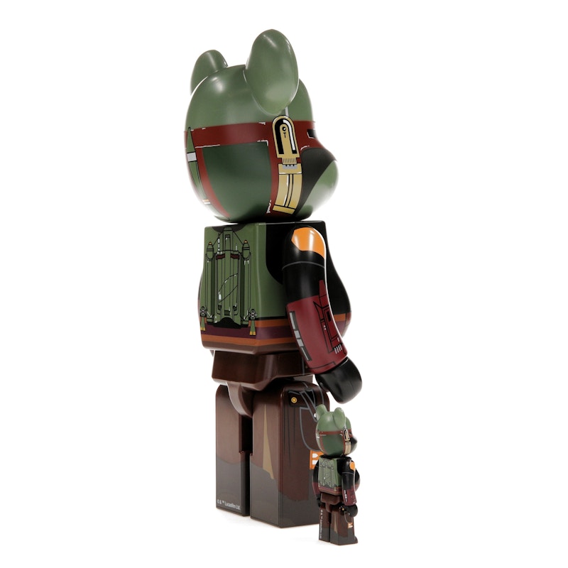 Bearbrick x Star Wars Boba Fett (Recovered Armor) 100% & 400% Set