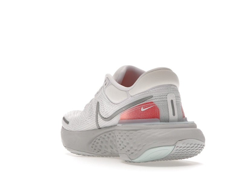 Nike ZoomX Invincible Run Flyknit White Pure Platinum Chile Red