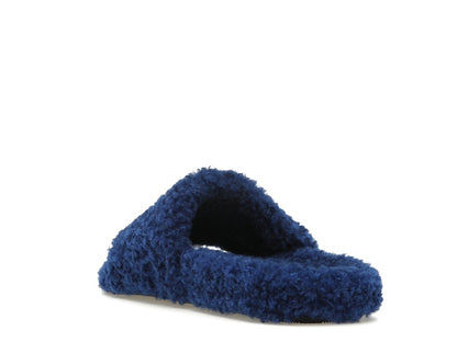 Balenciaga Furry Slide Blue