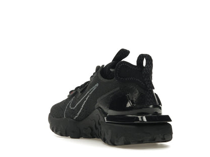 Nike React Vision Black Grey Swoosh