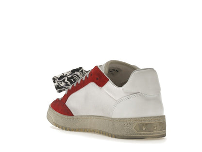 OFF-WHITE Vulcanized 5.0 Low Top White Red