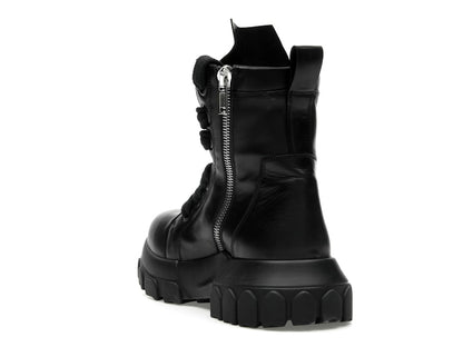 Rick Owens Lido Jumbo Laced Bozo Tractor Black