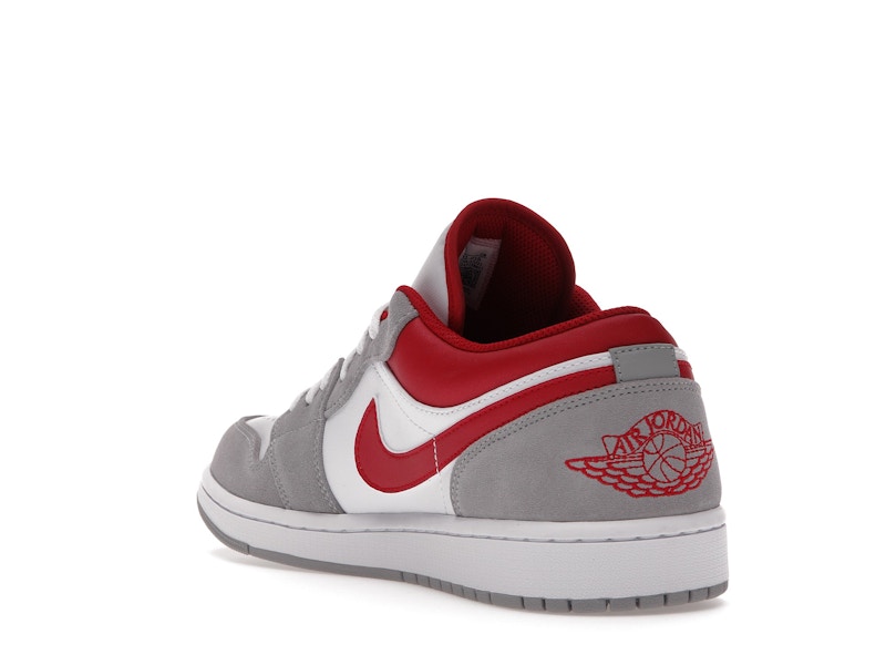 Jordan 1 Low SE Light Smoke Grey Gym Red