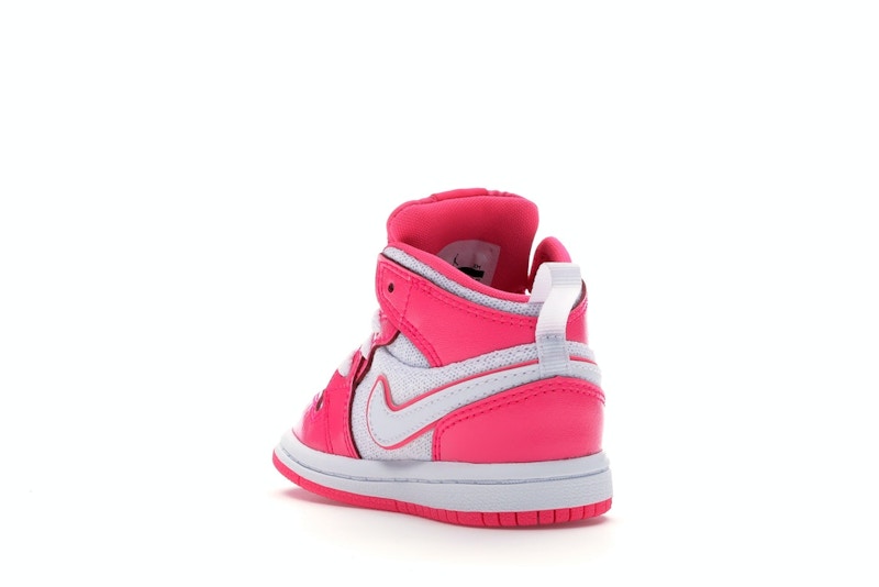 Jordan 1 Mid Hyper Pink White (TD)