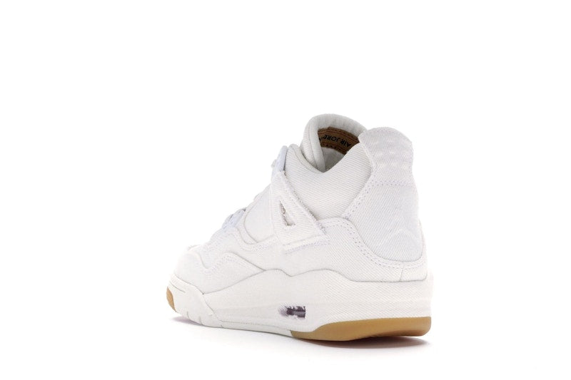 Jordan 4 Retro Levi's White (GS) (Levi's Tag)