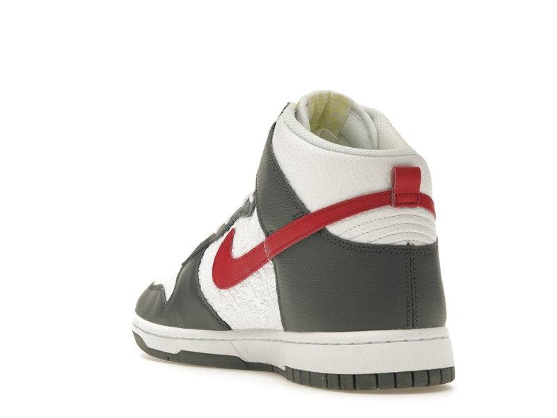 Nike Dunk High Embossed Basketball Grey Red