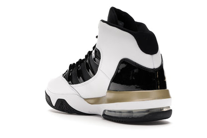 Jordan Max Aura White Metallic Gold Black