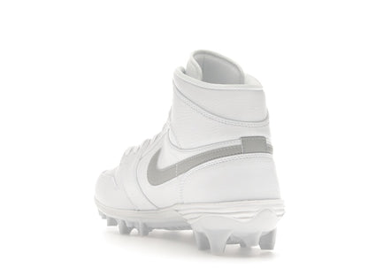 Jordan 1 Mid TD Cleat White Grey Fog